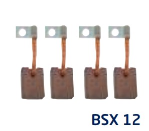 BSX 12 - 12V JOGO ESCOVA PART. VALMET JD PEQ 12V