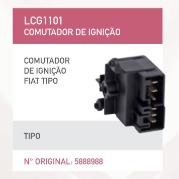 LCG1101 COMUT. IGNICAO FIAT TIPO 