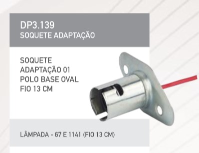 DP3139 SOQUETE P/1141 UNIVERSAL 1POLO (C/01) 