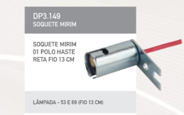 DP3149 SOQUETE P/69/53 C/HASTE 1POLO (C/01)