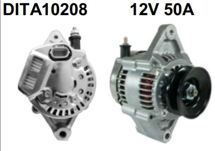 DITA10208 ALTERNADOR EMPILHADEIRA TOYOTA C/ MOTOR 4Y 12V 50A