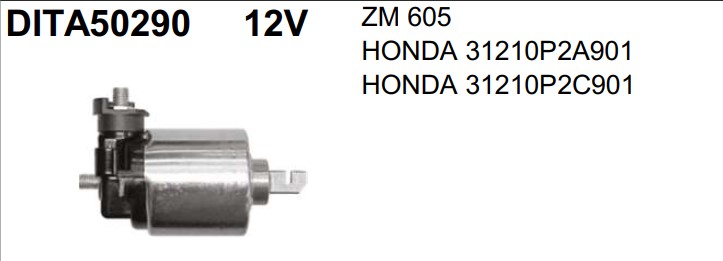 DITA50290 AUTOMATICO PT. MITSUBA HONDA CIVIC 98/00 12V ZM605
