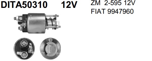 DITA50310 AUTOMATICO PT. MARELLI PALIO/SIENA/BRAVO BORDA BAIXA ZM2595