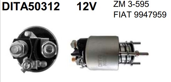 DITA50312 AUTOMATICO PT. MARELLI BRAVO/MAREA/SIENA/UNO 12V ZM3595