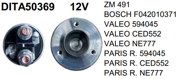 DITA50369 AUTOMATICO PT. VALEO H1/HR/PORTER/STAREX/BONGO/SORENTO ZM491