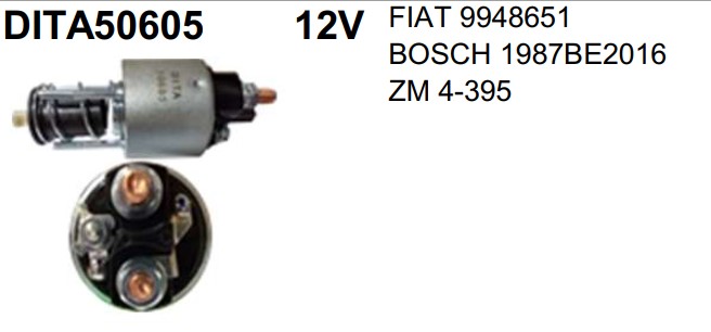 DITA50605 AUTOMATICO PT. DENSO/MARELLI PALIO/UNO FIRE BORDA ALTA ZM4395
