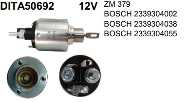 DITA50692 AUTOMATICO PT. BOSCH CLIO/LAGUNA/MEGANE 12V ZM379