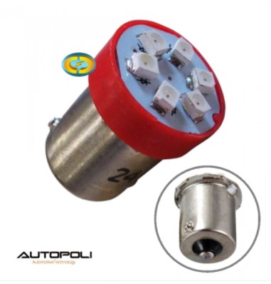 AP1325 LED 67 12V 10W VERMELHA (UN)