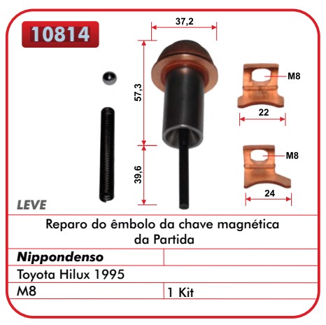 GB10814 REP. EMBOLO CHAVE MAG. NIPPONDENSO (M8) (1PÇ)