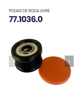 P1036R POLIA RODA LIVRE P/ ALTERNADOR 