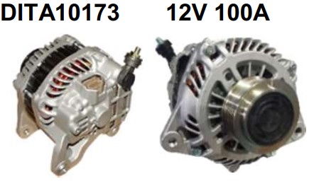 DITA10173 ALTERNADOR MITSUBISHI NISSAN FRONTIER 2.5 16V 08/12 12V 100A