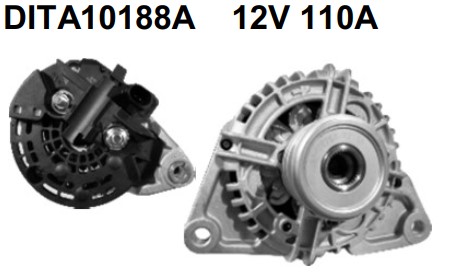 DITA10188A ALTERNADOR BOSCH IVECO DAILY/DUCATO/PEUGEOT BOXER 12V 110A