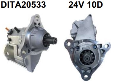 DITA20533 MOTOR DE PARTIDA IVECO STRALIS/CASE/NEW HOLLAND 24V 10D