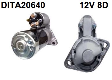 DITA20640 MOTOR DE PARTIDA EMPILHADEIRA HYUNDAI/SSANGYON 12V 8D