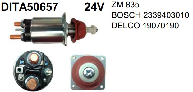 DITA50657 AUTOMATICO PT. BOSCH MB ACTROS 24V ZM835