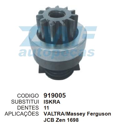 919005 BENDIX PT. ISKRA CASE/JCB/MF/VALTRA ISKRA 11D ZWF (ZEN1698)
