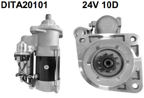 DITA20101 MOTOR DE PARTIDA 29MT CAM VW CUMMINS 24V 10D (32MM)