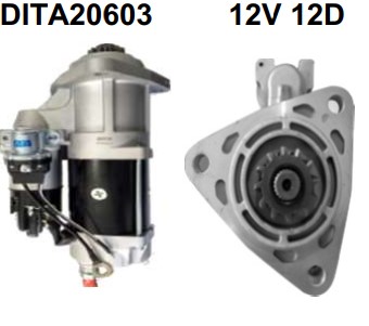 DITA20603 MOTOR DE PARTIDA DELCO 38MT CAM.VW/CARGO/CASE 12V 12D 