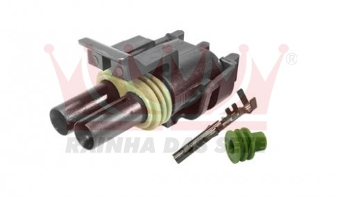ETE6707 KIT CHICOTE 2VIAS REPARO SENSOR RE ONIBUS/ELETROVENT. MACHO
