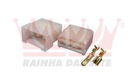 ETE7506 KIT TOMADA 6VIAS MACHO/FEMEA C/TERM.