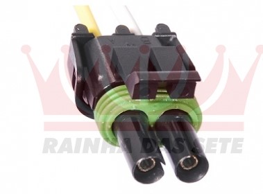 ETE7707 CHICOTE 2VIAS SENSOR LUZ RE ONIBUS/ELETROVENT. MACHO