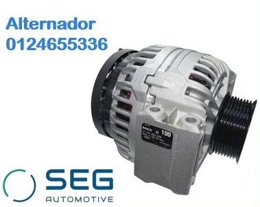 S0124655336 ALTERNADOR BOSCH SCANIA PGTR SERIE 5 E 6 24V 100A SEG