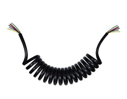 DNI8306 CHICOTE ESPIRAL 7POL. NYLON 6.50MT