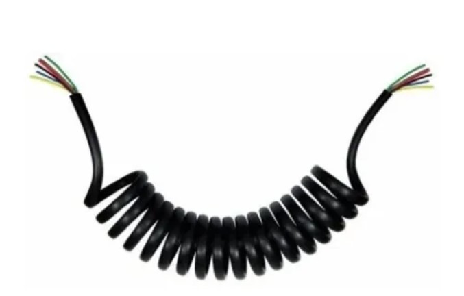DNI8304 CHICOTE ESPIRAL 7POL. NYLON 4.50MT