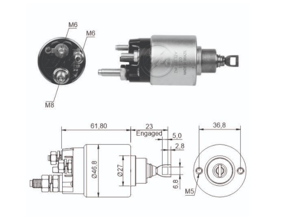 SDL281 AUTOMATICO PT. BOSCH FIORINO/GRAND SIENA/IDEA/STRADA ZM281