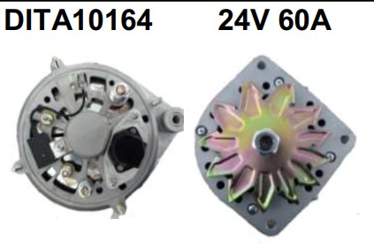 DITA10164 ALTERNADOR BOSCH SCANIA 114/124 24V 60A S/POLIA