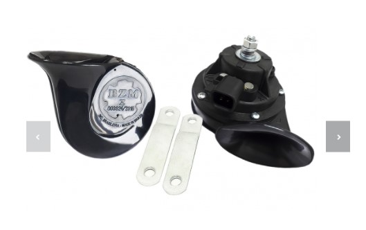 B74 BUZINA 12V DUPLA CARACOL 490HZ TOMADA GM