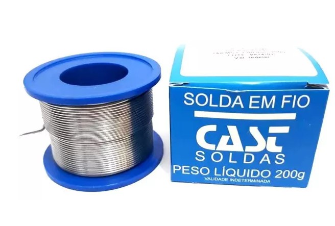 ESTANHO SOLDA CAST 60X40 200G AZUL 1.50MM (CA1503)