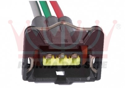 ETE7880 CHICOTE 3VIAS SENS.ROTACAO/DETONACAO SENS.VEL.VW FEMEA