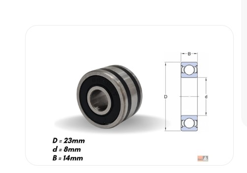 IKB823D ROLAMENTO ALT EMP HYSTER MITSUB 23X14X8