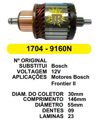 9160/800004 IND. BOSCH FRONTIER C146 D55 09D 12V HS