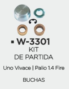 W3301ST -KIT BUCHA PART.BOSCH UNO VIVACE/PALIO 1.4 C/T/JGT — Foto 2