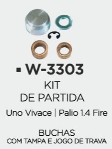 W3303ST -KIT BUCHA PART.BOSCH UNO VIVACE/PALIO 1.4 C/T/JGT — Foto 2