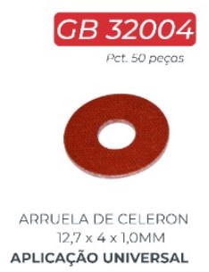 GB32004 ARRUELA FIBRA ALTERNADOR (C/50) 12.7X4X1.0 