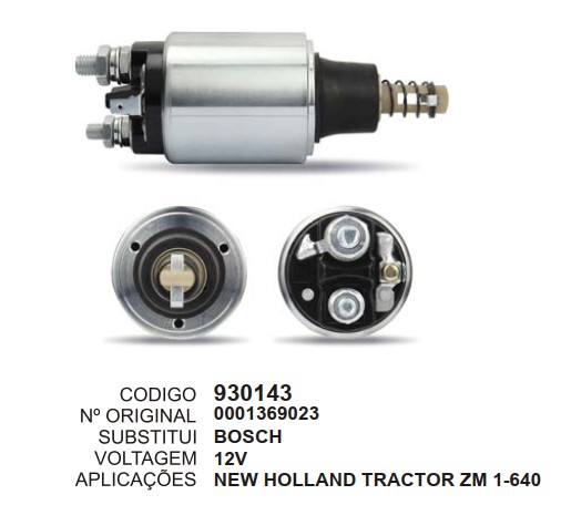 930143 AUTOMATICO PT. BOSCH NEW HOLLAND TRACTOR ZM1640