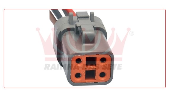 ETE5447 CHICOTE 4VIAS REPARO CAMINHAO/ONIBUS/AGRICOLA LINHA DEUTSCH 