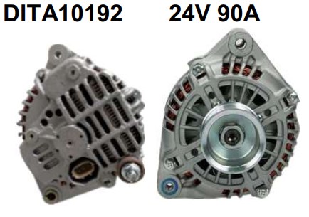 DITA10192 ALTERNADOR MITSUBISH CARGO/IVECO 24V 90A