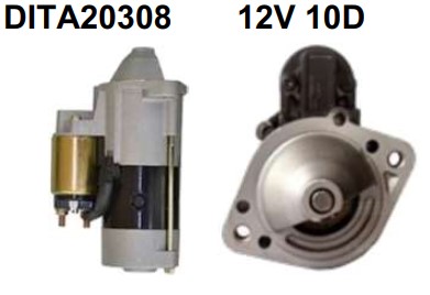 DITA20308 MOTOR DE PARTIDA MITSUBISHI HR 2.5/PAJERO/L200 12V 10D