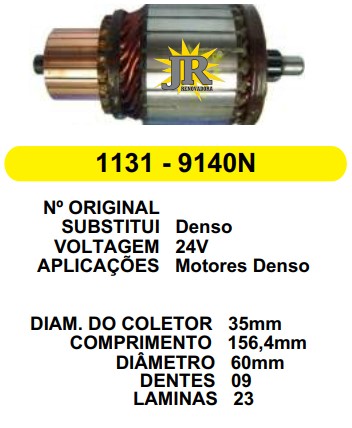 9140 IND. PART. DENSO 24V C156.4 D60 9D