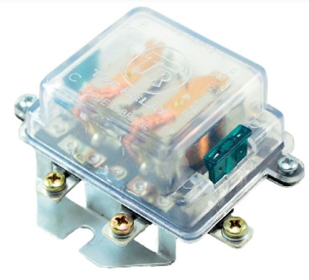 TRB135R12 RELE DUPLO FAROL 12V 480W (DNI8135) TRANSPARENTE