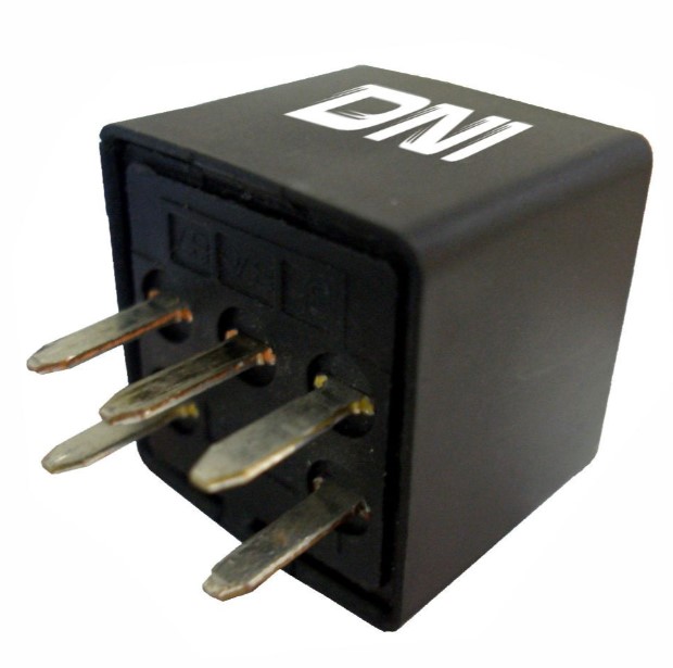 DNI8119 RELE AUXILIAR 12V 5T S10 GM TERM.AGULHA S/CAPA
