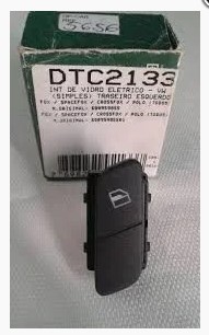 DTC2133 INTERRUPTOR VIDRO FOX/POLO/CROSFOX SIMPLES TRAS.ESQ. 