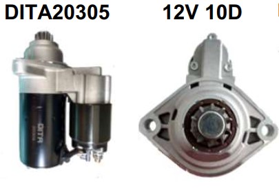 DITA20305 MOTOR DE PARTIDA BOSCH GOL MI GII/GIII PARATI GII/GIII 12V 10D