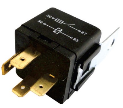 TRA811012 RELE AUXILIAR 12V 4T 40A C/SUP C/FUS