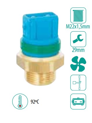 IG52492G INTERRUPTOR TERM. RADIADOR  (92-87Â°C)