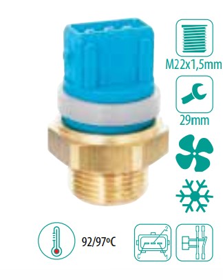 IG52592G INTERRUPTOR TERMO RADIADOR (92-97Â°C)